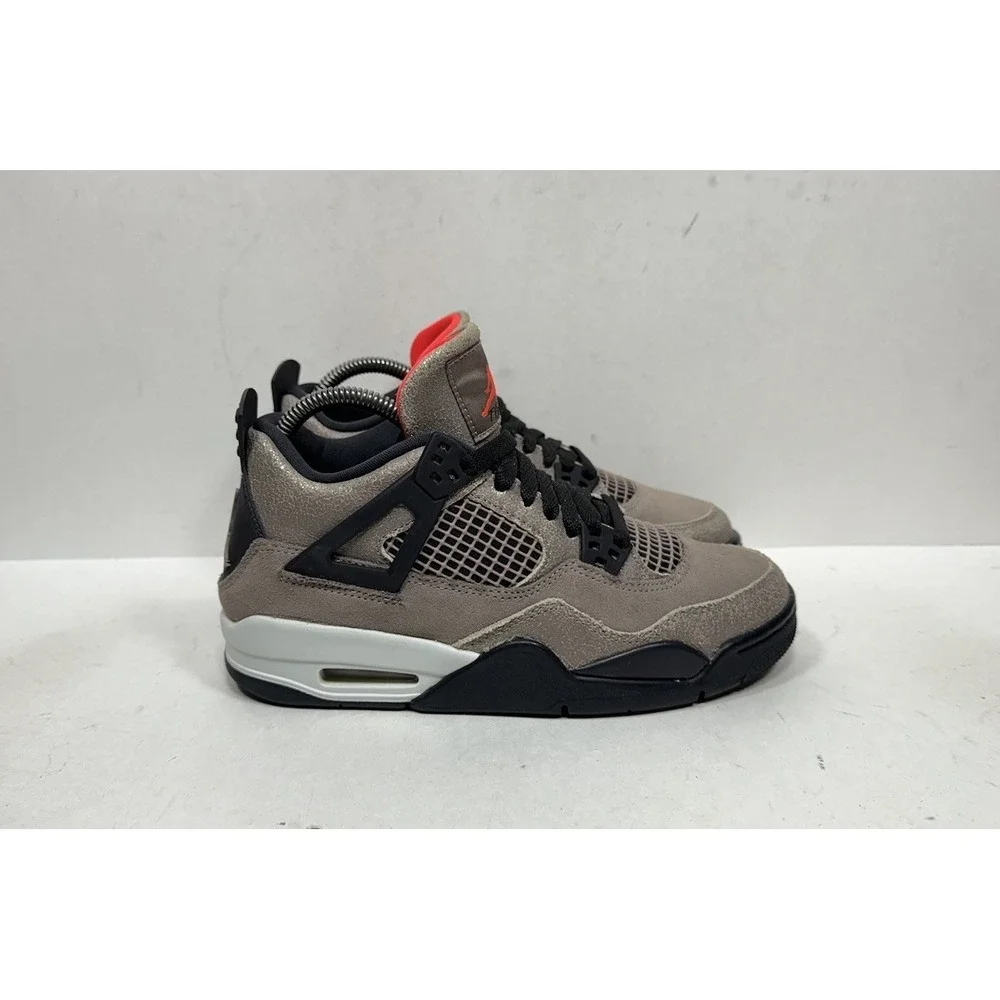 Nike Air Jordan 4 Retro Taupe Haze Black GS 2021 DJ6249-200 Youth Size 5.5Y Rare